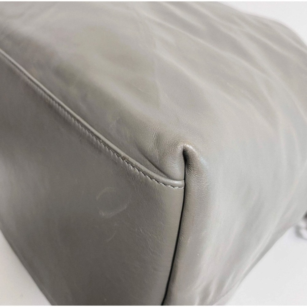 BOTTEGA VENETA Intrecciato Grey Boston Bag - Picture 12 of 16
